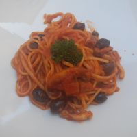 Linguine at Monnalisa in Sorrento