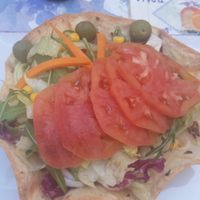 Salad at Monnalisa in Sorrento