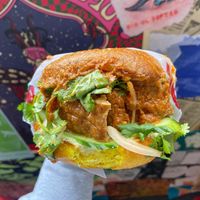 Tofu goreng sandwich   at Lion Dance Cafe in Oakland