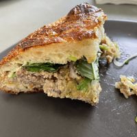 Shaobing sandwich   at Lion Dance Cafe in Oakland