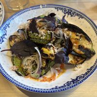 Summer squash - seasonal dish - so good!  at Lion Dance Cafe in Oakland