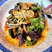 Black Bean Summer Squash at Lion Dance Cafe in Oakland