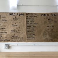 In person menu. Did not see this online￼ at Blue Pearl Cafe in Ardmore