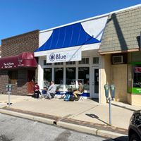 Blue Pearl storefront at Blue Pearl Cafe in Ardmore