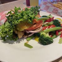 Lettuce wrap because bread is not vegan  at Thunderbird Restaurant in Mount Carmel