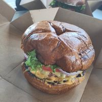 Classic burger at Eden Jaxx in Copenhagen