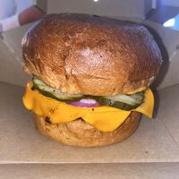 Smash burger   at Eden Jaxx in Copenhagen