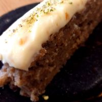 Vegan carrot cake at Port Espresso in Brixham