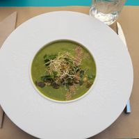 Cold soup at 1001 Saveurs Sauvages in Ajaccio