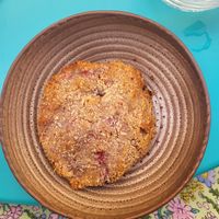 Raspberry cookie at 1001 Saveurs Sauvages in Ajaccio