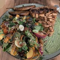 Leek and peanut pie at 1001 Saveurs Sauvages in Ajaccio