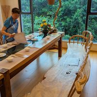 One of the private dining rooms. at Pǔ Shàn Huì Vegetarian in Guangzhou