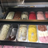 ice cream bar  at Frau Lüske Kaffeehaus in Berlin