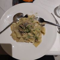 Mushroom & Zucchini pappardelle   at Basilikos Restaurant in Skiathos