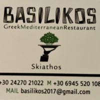   at Basilikos Restaurant in Skiathos