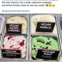 Had to visit this evening for a scoop or four. Yummy 😋 at Bucket and Spade in Stonehaven