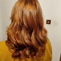 Copper toned balayage 26/11/21 at Salon Zero in Glasgow