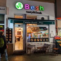 Outside of BESH at BESH in Berlin