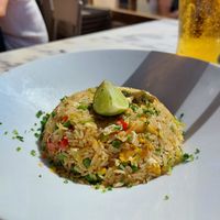 Nasi goreng de tofu - vegetarian (has egg) at Bar do Bruno in Baleal