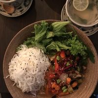 One Pilar Bowl with rica noodles at To1980 Vegan in Dusseldorf