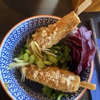 crispy tofu at To1980 Vegan in Dusseldorf