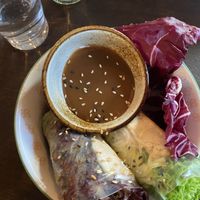 summer rolls at To1980 Vegan in Dusseldorf