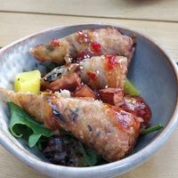 Spring rolls at To1980 Vegan in Dusseldorf