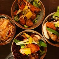Goi Du Du, Vegan Spring Rolls, Fire Classic, Funny Burger at To1980 Vegan in Dusseldorf