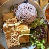 Curry with peanut sauce and tofu   at To1980 Vegan in Dusseldorf