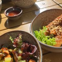 Es gibt auch einen schönen Außenbereich.  at To1980 Vegan in Dusseldorf