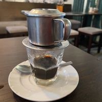 Vietnamesischer Kaffee mit veganer Kondensmilch  at To1980 Vegan in Dusseldorf