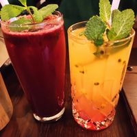 Drinks at To1980 Vegan in Dusseldorf