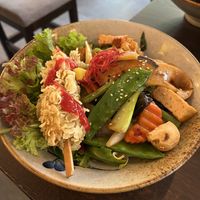 Flamingo bowl  at To1980 Vegan in Dusseldorf