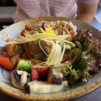 ”Chicken” bowl  at To1980 Vegan in Dusseldorf