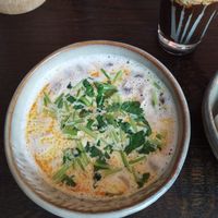 Sua Dua Soup (coconut milk soup with tofu, mushrooms, lemongrass and herbs) at To1980 Vegan in Dusseldorf