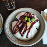 BunBao (steamed yeast dumpling with vegan filling) at To1980 Vegan in Dusseldorf
