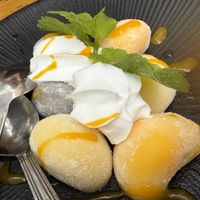mochi ice cream  at To1980 Vegan in Dusseldorf