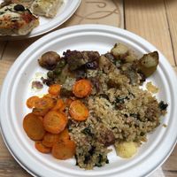   at Jaa Nu' Rosticceria Vegana in Genoa