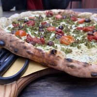 Vegan Pesto Pizza 🍕   at Souldough Pizza in Carvoeira
