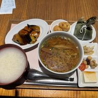 Noodles set  at Ganjin Shokudo 鑑真食堂 in Kumamoto