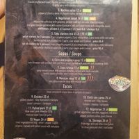 Menu at Tako in Gdynia
