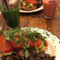 Tasty vegan breakfast   at Drury 188-189 in London