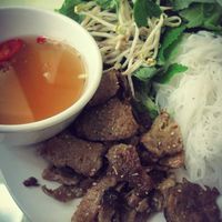 BÚN chả  at Loving Hut - Âu Cơ in Hanoi