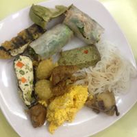 Seconds at the all vegan buffet :) at Loving Hut - Âu Cơ in Hanoi