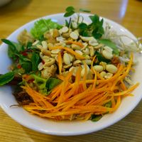 Bun thron thap cam for 40,000 VND at Loving Hut - Âu Cơ in Hanoi