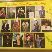 Vegan ambassadors at Loving Hut - Âu Cơ in Hanoi