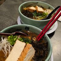 Black Ramen and Hybrid Ramen at Menya Musashi in Seattle