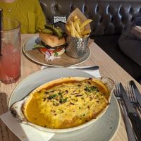 Vegan Lasagna & Vegan Burger at Wildwood in Canterbury
