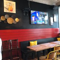 Sports too, 3 awesome televisions.  at Pho Luca's in Richmond