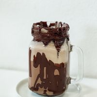 Hazelnut hot chocolate!  at Bloom in Logan